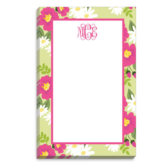 Lillian Floral Bright Notepad